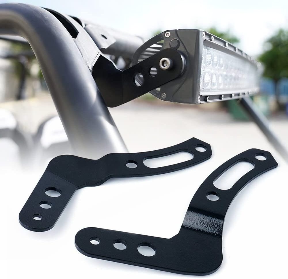 Upper LED Light Bar Mounting Brackets for UTV 2014 - 2021 Polaris RZR XP 1000 & 2015-2021 RZR 900 S900 S1000 EPS