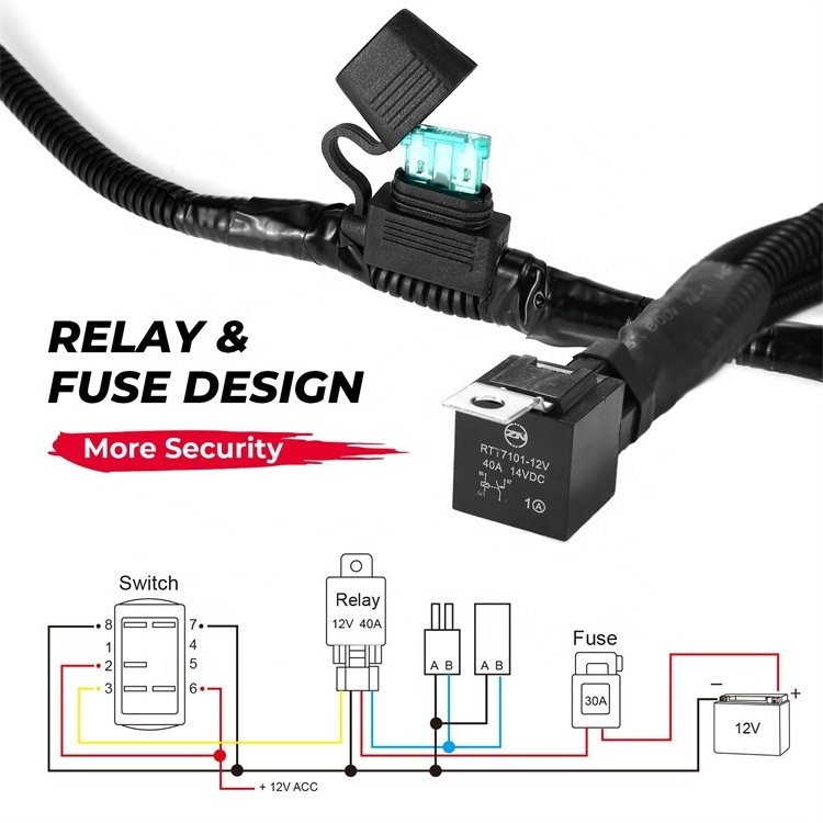 New Wind Fan Override Switch Kit Compatible with Polaris Ranger RZR 800 900s XP 1000 / Can Am Engine Cooling Wiring Accessories