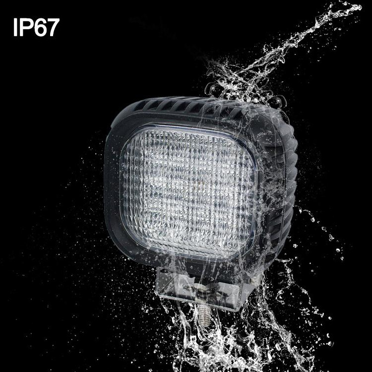 New Wind 48W lighting 9-48V Spot Beam IP67 Waterproof Headlights for Motorcycle Car Universal 5inch LED Work Light Square Flood