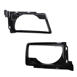 Anti-rust ABS Front Bumper Auto Headlamp Guard Shade Head Lamp Cover Car Headlight Frame For Land Rover Defender