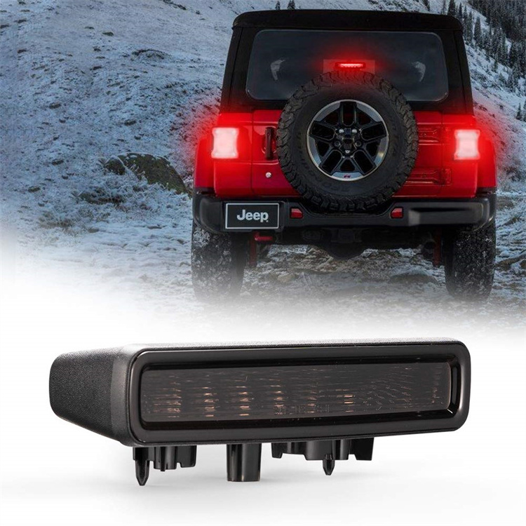 New Wind Off Road Car Repair Light Bar for Truck Red Tail Light For Jeep Wrangler JL LED Third 3rd Brake Light Rear