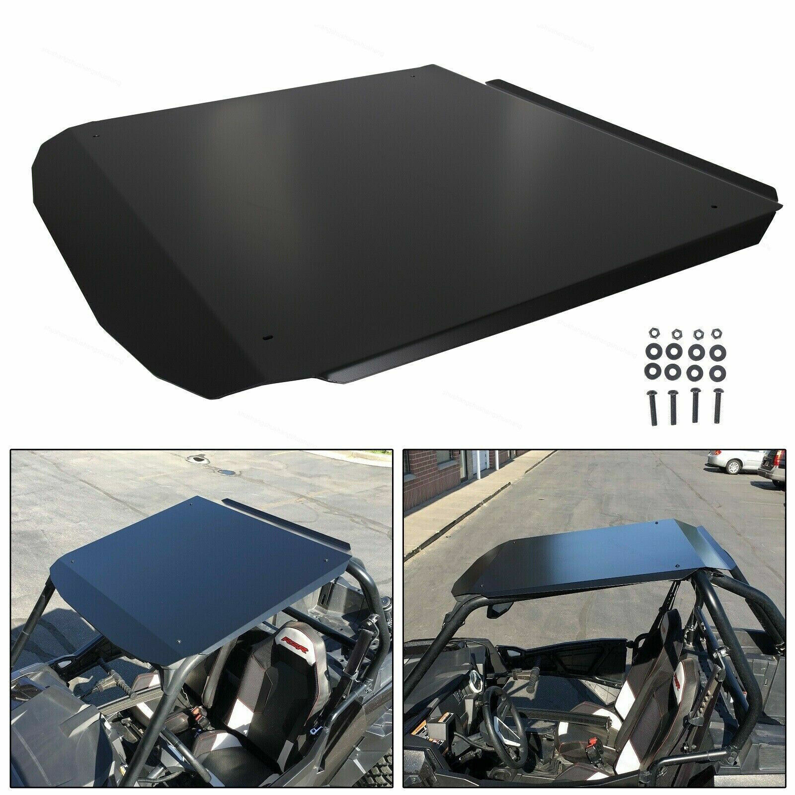 NEWWIND Aluminum 2Doors ATV RZR Roof Hard/Soft Top Cover Shield Sun Visor Cool Roof Guard Cover For Polaris RZR XP Accessories