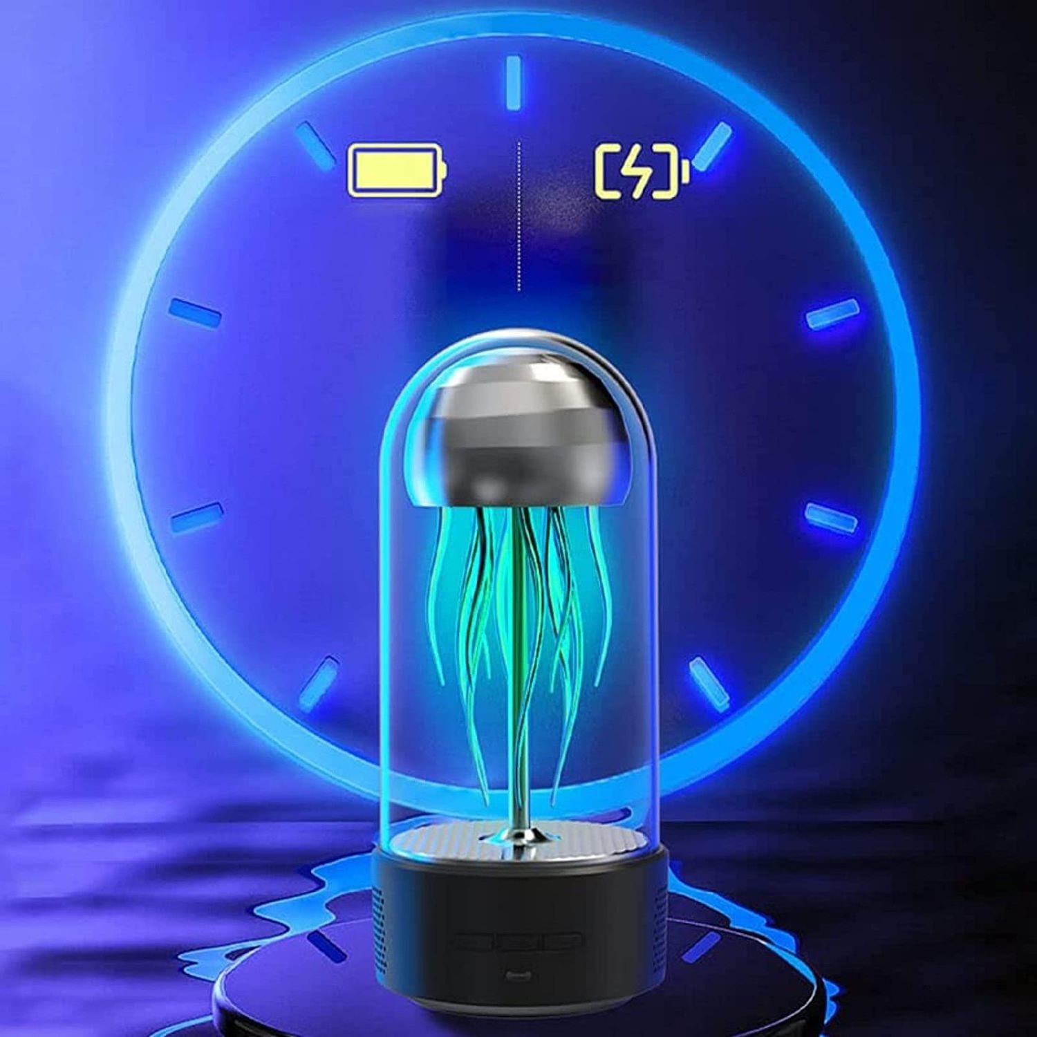 new high quality Jellyfish mini bluetooth speaker portable with led light