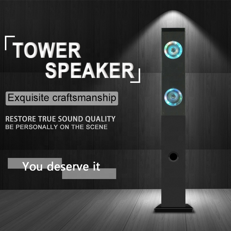 ibastek Big Sound Professional Sound Quality USB Portable Wireless Double Tower Speaker