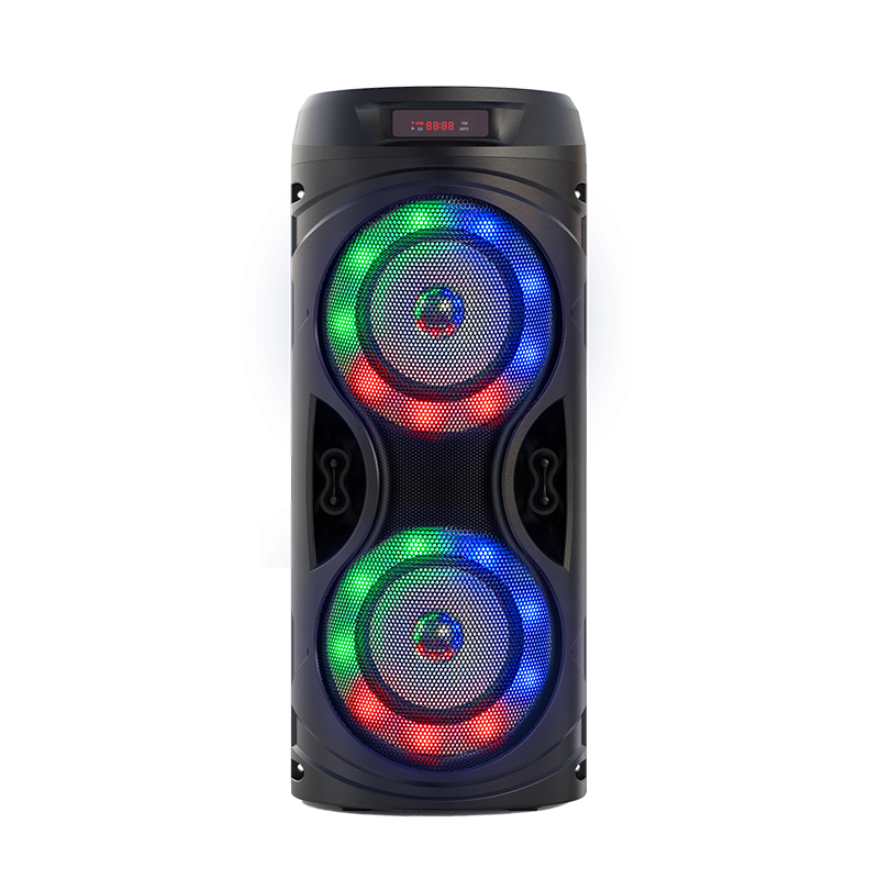 10 watts 4 inch Portable Altavoces Bocina Bluetooth Portatil Led Speaker With Light Rings