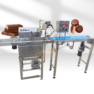 Chocolate Enrobing Making Belt Chocolate Temper Machine Automatic / Enrober