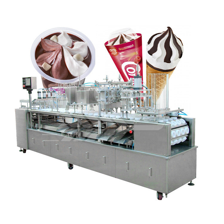 MY Automatic Small Juice Liquid Paste Ice Cream Yogurt Quick Pack Cup Pneumatic Fill Seal Machine