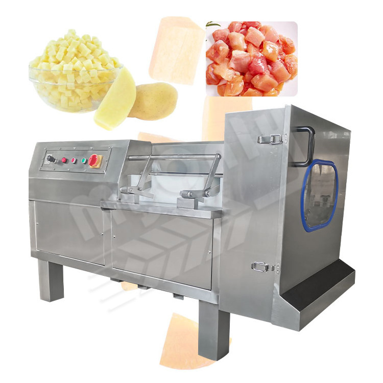 MYONLY Stainless Steel Tofu Frozen Mutton Beef Dice Cutting Machine Fish Meat Cube Dicing Machine for Sale