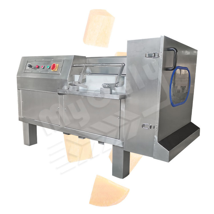 MYONLY Stainless Steel Tofu Frozen Mutton Beef Dice Cutting Machine Fish Meat Cube Dicing Machine for Sale