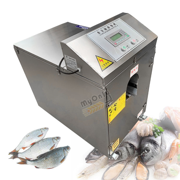 Stainless Steel Industrial Tilapia Salmon Perch Fish Gut Cleaning Killer Machine