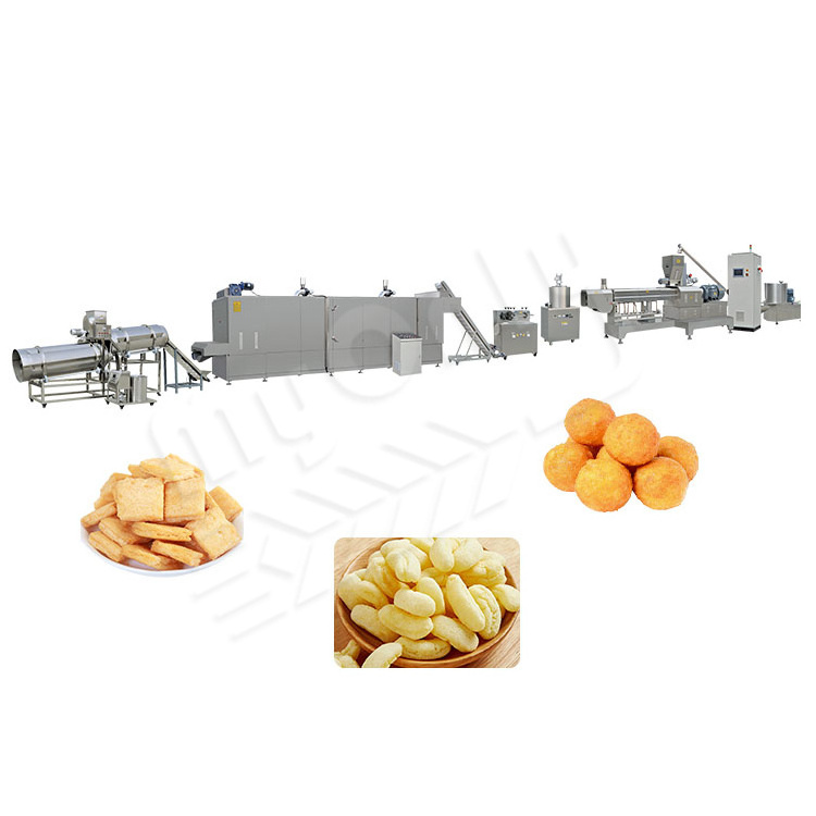 MYONLY Cheese Ball Make Machine Puffed Small Rice Snack Food Extruder Corn Puff Snack Make Machine