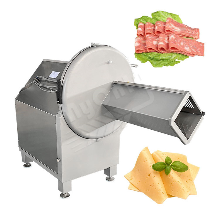 MY Industrial Cheese Slice Cut Machine Beef Rib Pork Fresh Meat Thin Cut Machine Meat Slicer Sale