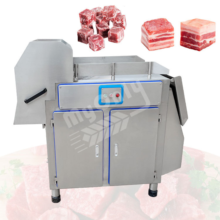 MYONLY Commercial Frozen Meat Dicer Sale / Chicken Breast Meat Dice Machine / Cut Big Meat Cube Machine