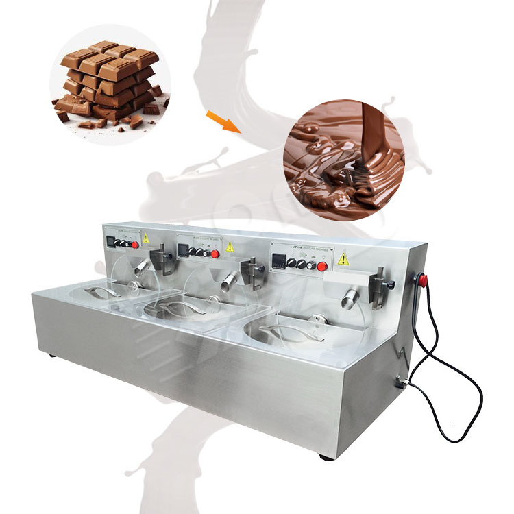 MY Portable Chocolate Melt 15 Kg 30 Kg Continuous Mini Chocolate Temper Machine for Sale