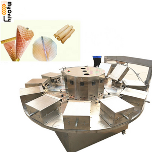 Wholesale price baking equipment ice cream wafer cone making machine