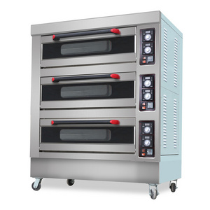 Stainless steel bread oven machine / industrial oven for bakery