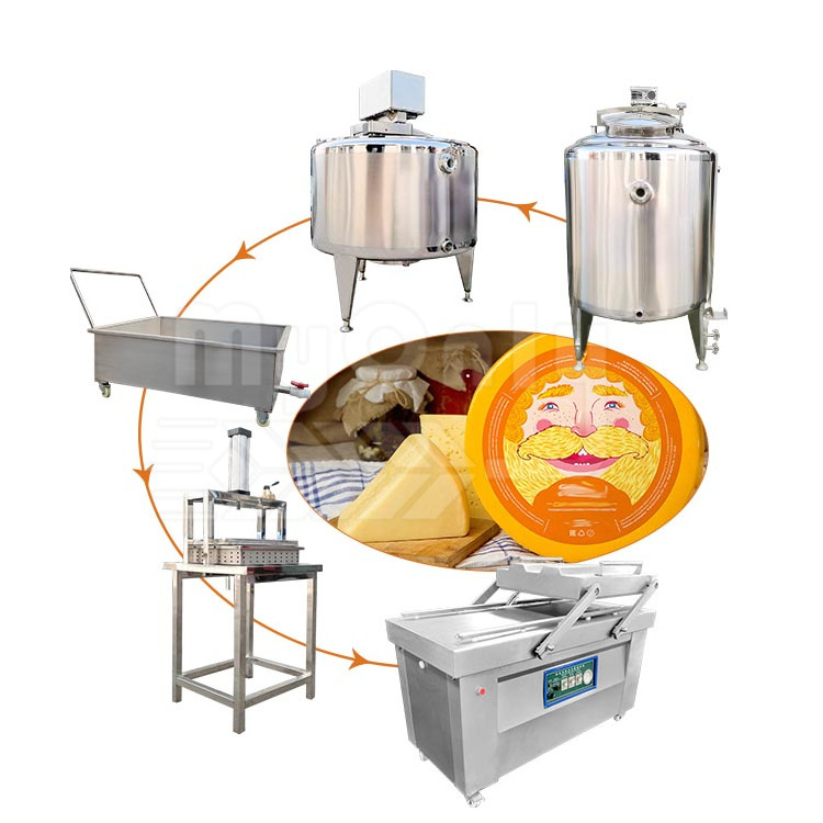 MY Cheese Curd Vat 1000 Liter Mozzarella Cheese Production Machine Feta Cheese Production Line