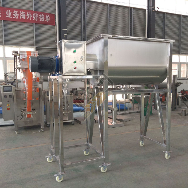 Stainless Steel Dry Powder Mix Machine 500l 200 300 L Food Ribbon Blender Powder Spice Mixer with Spray