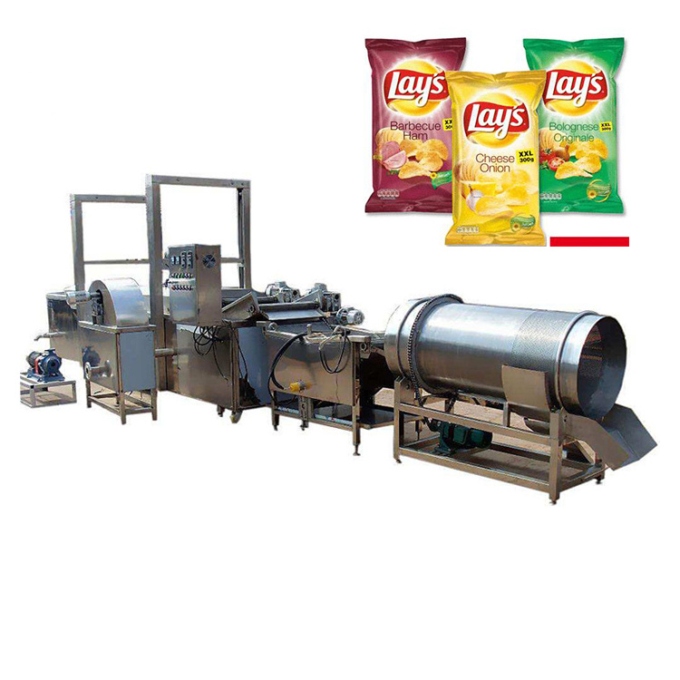 potato chips making machine french frying / cheap potato chips making machine