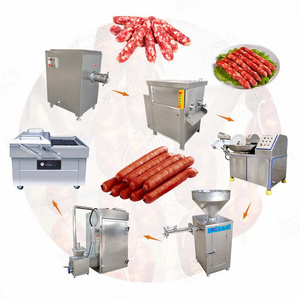 MY Maquinas Embutidora De Chorizo Complete Sausage Make Line Pneumatic Sausage Clipper Fill Machine