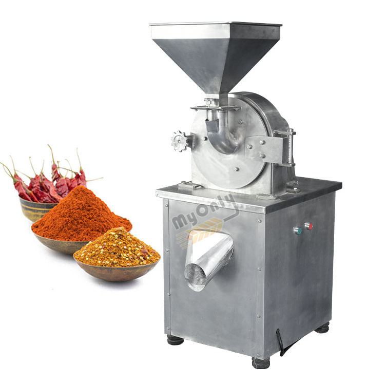 Commercial Coffee Dry Pepper Mustard Moringa Leaf Seed Cumin Peanut Micro Powder Grind Machine