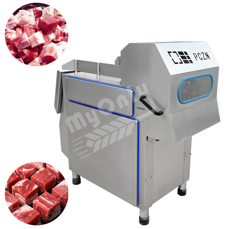 MYONLY Commercial Frozen Meat Dicer Sale / Chicken Breast Meat Dice Machine / Cut Big Meat Cube Machine