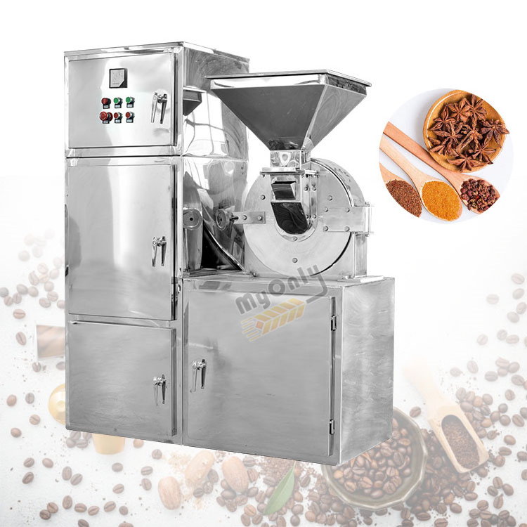 Chili Powder Make Machine Heavy Duty Date Rice Husk Spice Seed Grinder Food Cocoa Powder Pulverizer