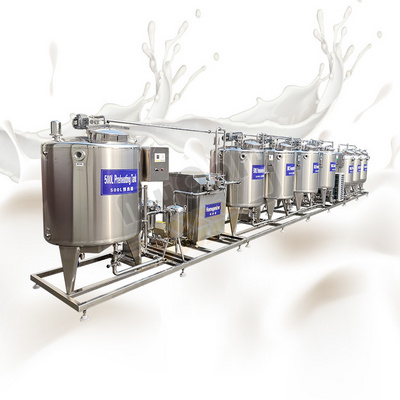 Dairy Milk Process Yoghurt Plant Yogurt Production Line 500l Milk Pasteurizer