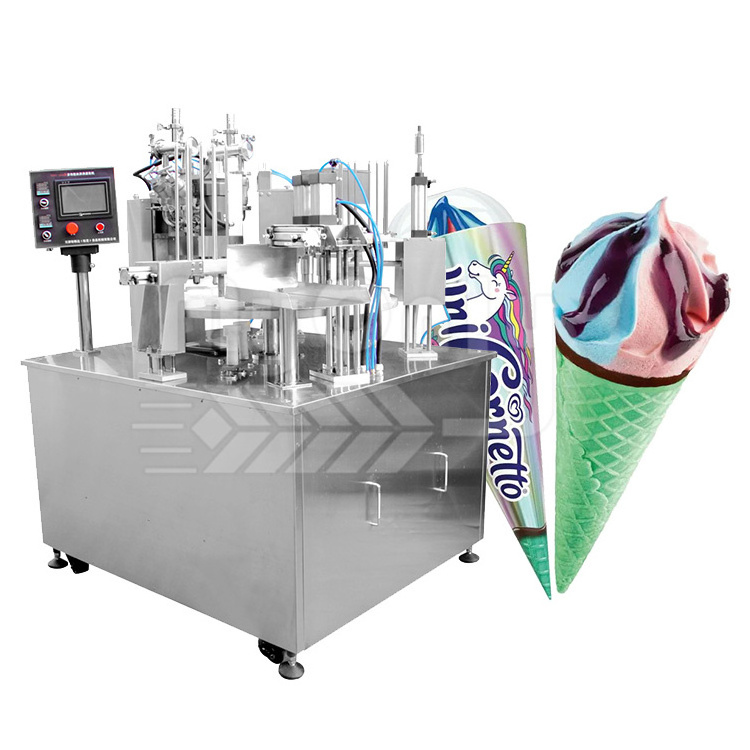 MY Automatic Small Juice Liquid Paste Ice Cream Yogurt Quick Pack Cup Pneumatic Fill Seal Machine