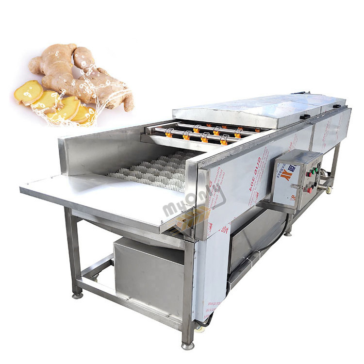 Cassava Carrot Brush Roller Type Potato Wash Dried Fruit and Vegetable Clean and Peel Machine