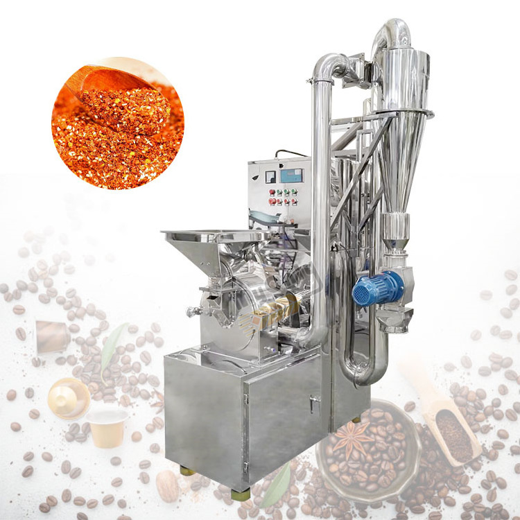 Chili Powder Make Machine Heavy Duty Date Rice Husk Spice Seed Grinder Food Cocoa Powder Pulverizer