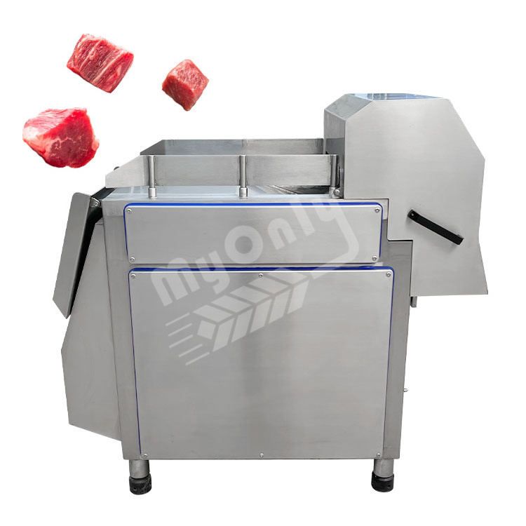 MYONLY Commercial Frozen Meat Dicer Sale / Chicken Breast Meat Dice Machine / Cut Big Meat Cube Machine