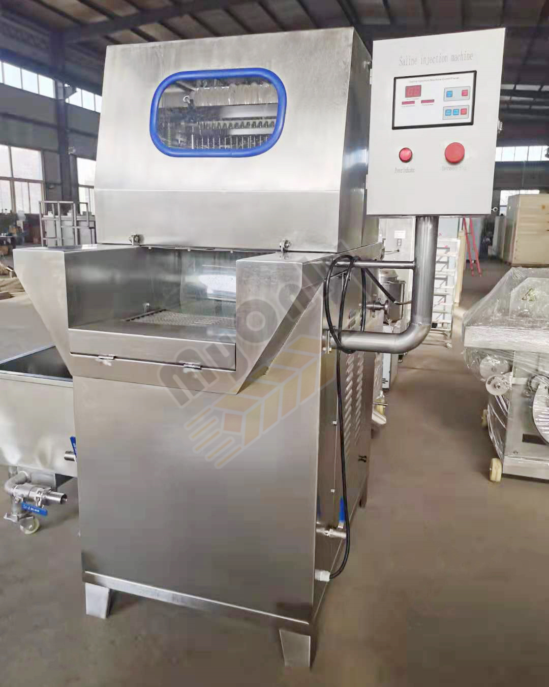 Automatic 304 Stainless Steel Industrial Marinade 60 Needles Brine Chicken Meat Injector