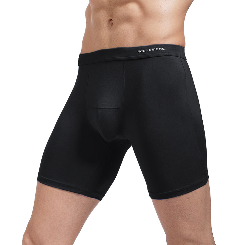 Men Boxer Short Long sport wear bamboo underwear