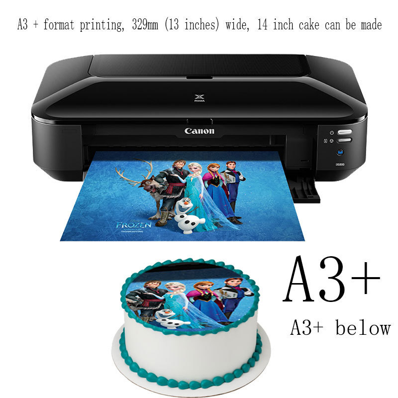 Edible ink inkjet printer for Canon A4 G1810/G1831/A3 IX6880 IX6870 cake candy coffee printing machine rice paper printer wholes