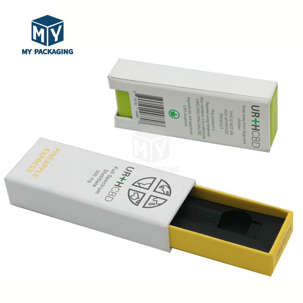 Custom 1Ml 0.5Ml Disposable Child FOOL Resistant Dab Gift Packaging Boxes For Cartridge Packaging