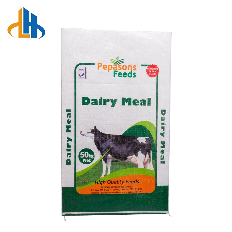 Highly Efficient Agriculture PP Woven Feed Packaging Bags For Cattle