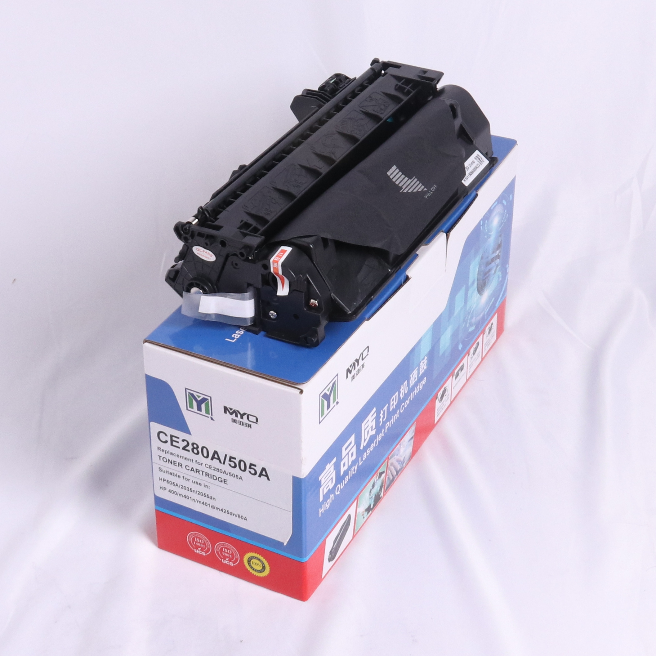 MYQ premium toner cartridge 05A CE280A 280A 80A CE 505A compatible for HP P2035 400 M401 MFP425DN printer