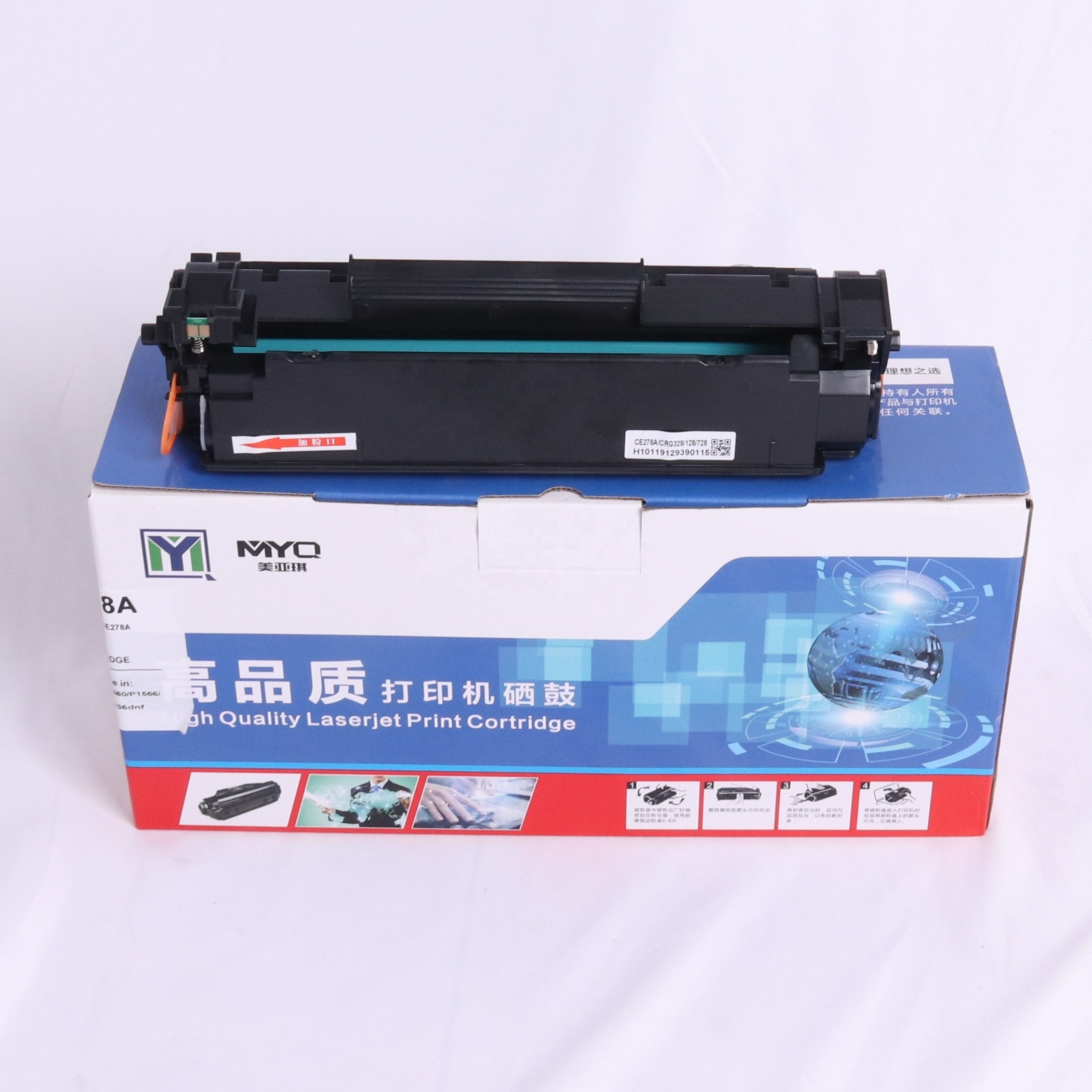 MYQ upplier Wholesale CB435A CE278A CB436A CE285A 35A 78A 36A 85A Universal Compatible Toner Cartridge For HP Laser Printer