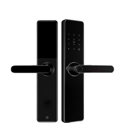 Tuya Smart Door Lock Wifi Electronic System App Fingerprint + Password + Card + Key+app Wood Door