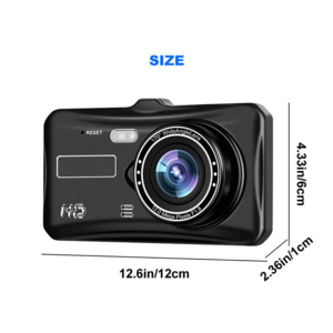 Front and Rear View Dash Cam for Car Parking Monitoring 1080P Dashcam G Sensor Night Vision