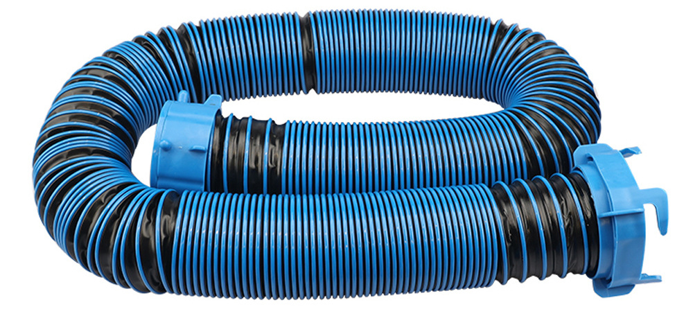 15Ft RV Sewer Hose Kit for Outdoor Camper Includes a 4-in-1 Adapter,Two Drip Lid, a 90 Degree Elbow