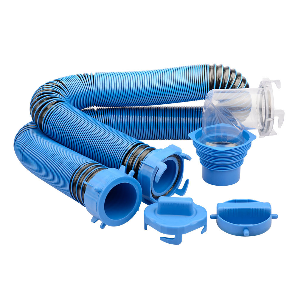 10FT RV Sewer Hose Extension Kit with Swivel Fitting Camper Sewer Hose