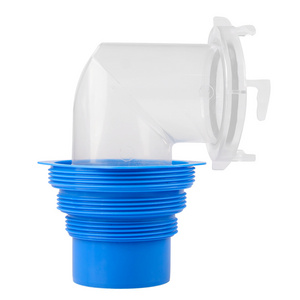 Sewer Hose Connector 4 In 1 Adapter 90-degree Sewer Fitting PP ABS Material, RV Sewer Accessories