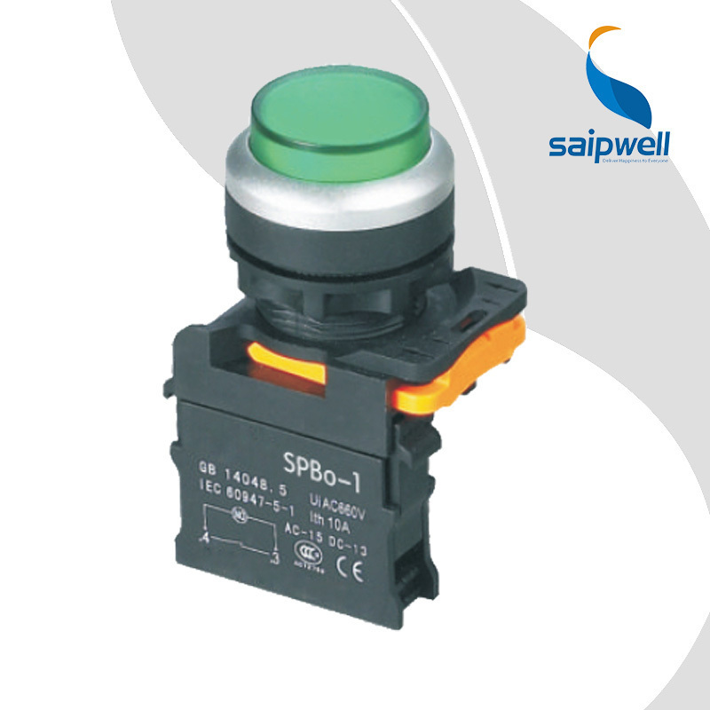 SAIP/SAIPWELL Push Button Switch New Technology Waterproof Electric Momentary Pushbutton Switch