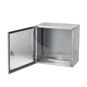 Saipwell Waterproof Metal Box 200*200*150mm Electrical Distribution Box Outdoor Stainless Steel Enclosure