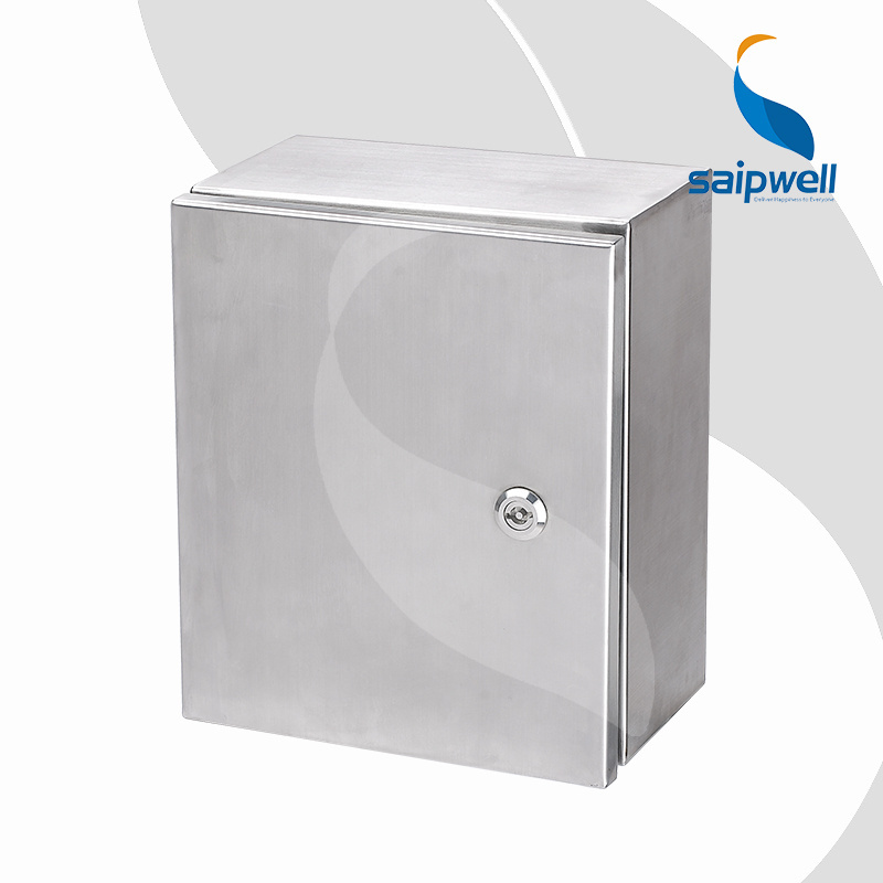 SS304 SS316 Stainless Steel NEMA4X Wall Mounted Distribution Box Electronics Instrument Enclosures Power Distribution Box