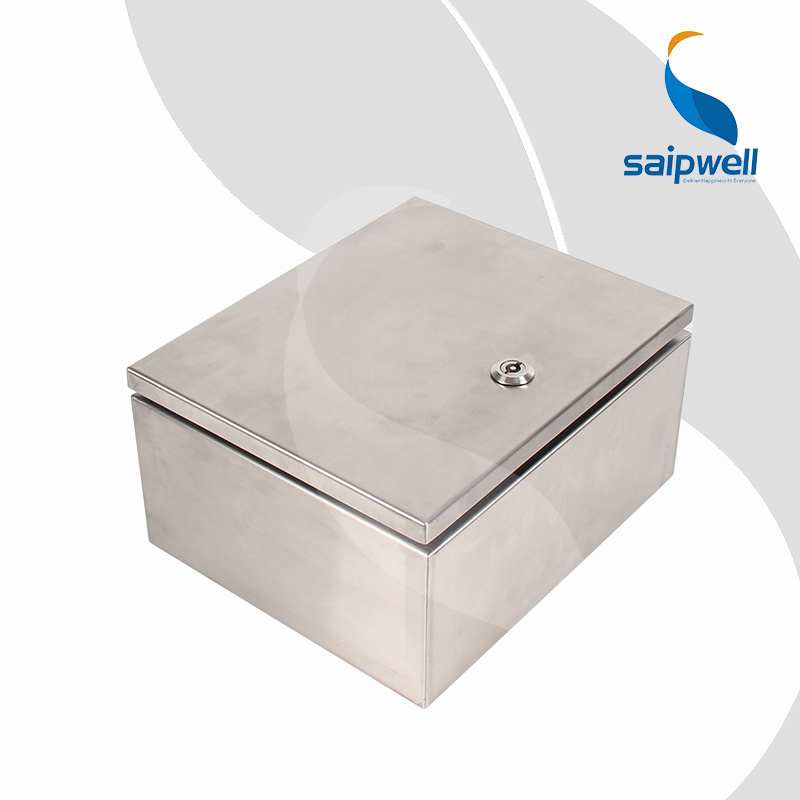 SS304 SS316 Stainless Steel NEMA4X Wall Mounted Distribution Box Electronics Instrument Enclosures Power Distribution Box