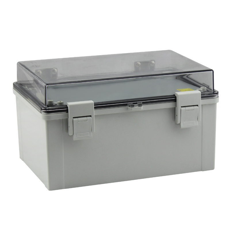 SAIPWELL 300*200*170mm High Quality IP66 Clear Cover Electric PC Waterproof Box Plastic Waterproof Junction Box with Lock