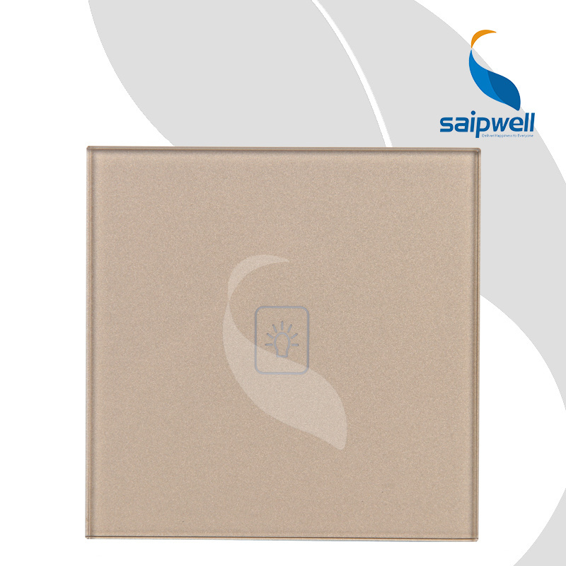 SAIPWELL 1 Gang 2 Way Wall Intelligent Touch Screen Sensor Light Switch